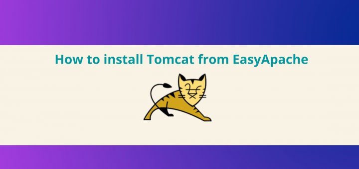 How to install Tomcat from EasyApache 2 1