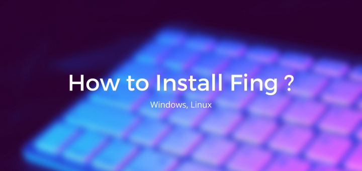 install fin network scanner on windows and linux os