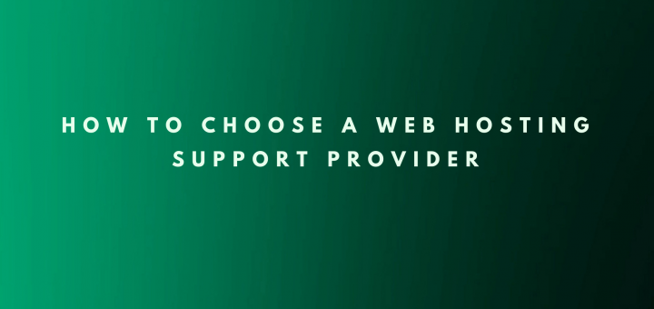 web hosting outsourced support