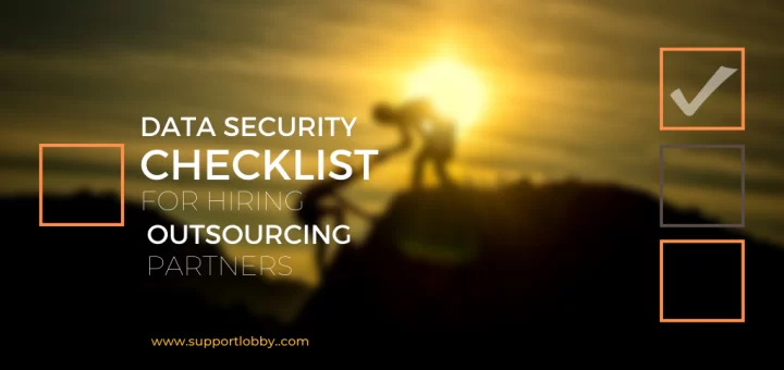 data security checklist for hiring outsourcing partners