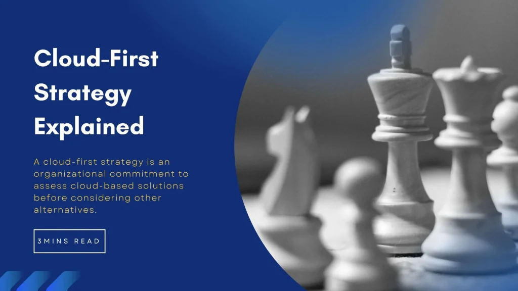 cloud first strategy meaning