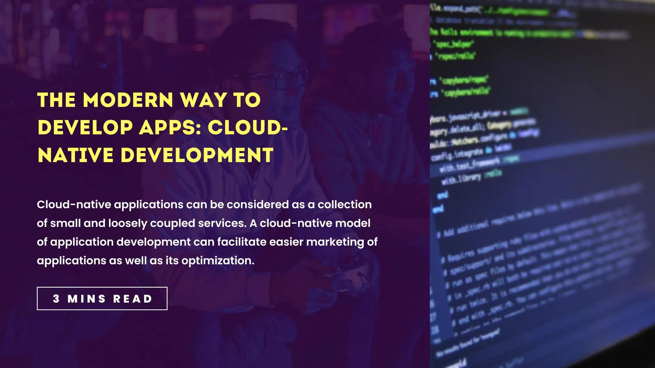 Cloud Native App development - Modern Software Development