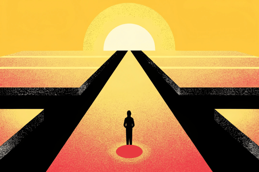 Digital Transformation: Ditch the Jargon, Grab the Future 2 a stylized digital illustration of a metaphorical